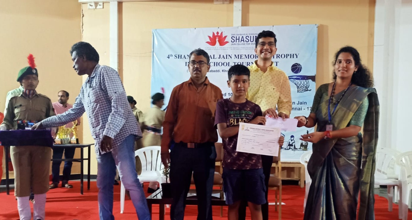 Jackson V  X of VII A won the sixth place in Chennai Open Selection Tournament 2022, organised by Chennai District Chess Association.