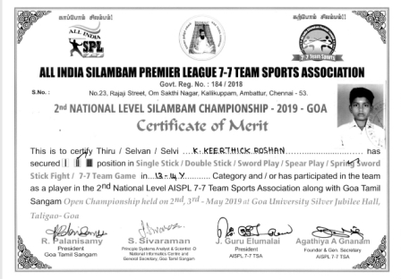SILAMBAM CHAMPION